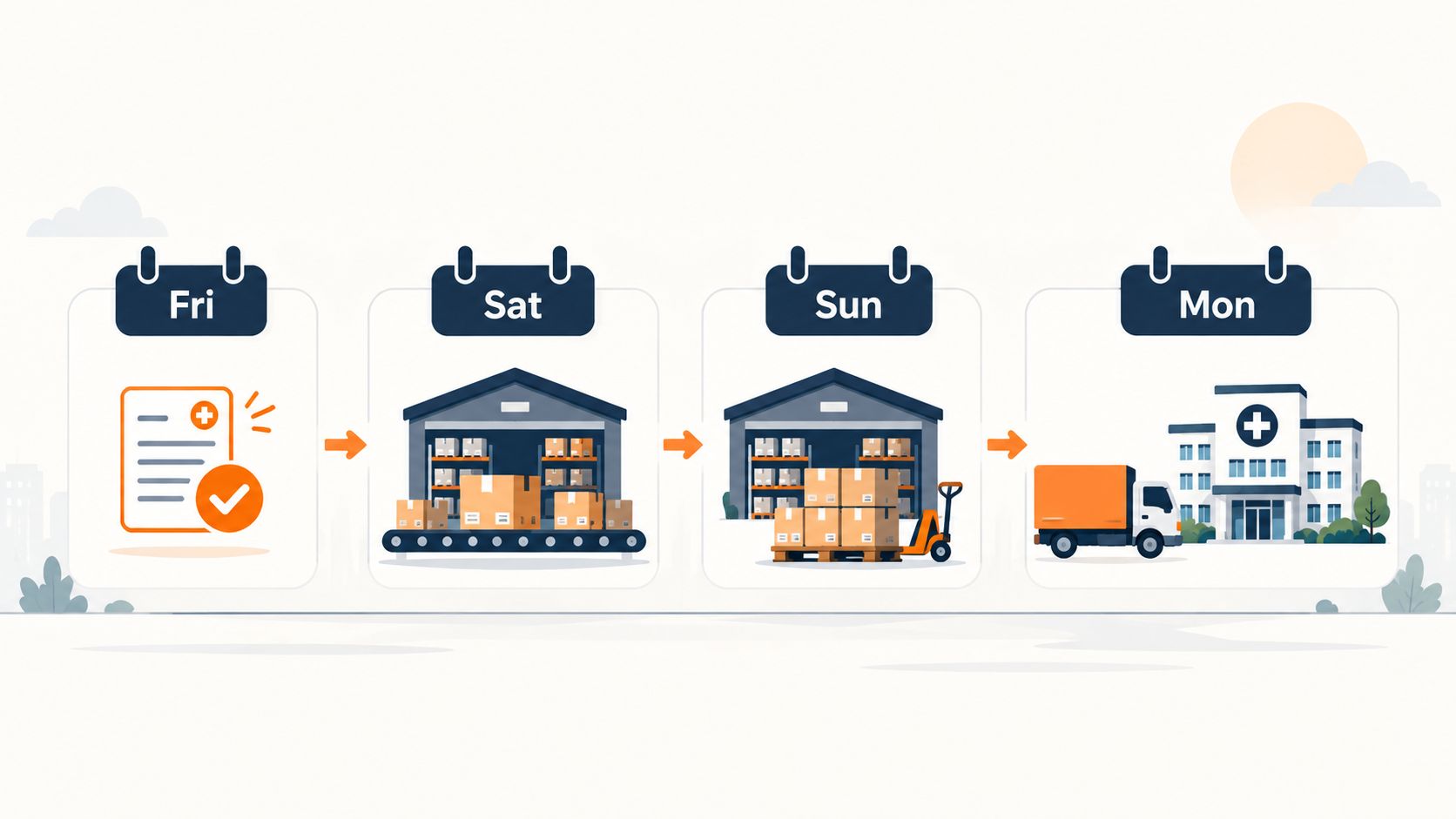 Friday to Monday: How H.O.P.E. Weekly Ordering Works