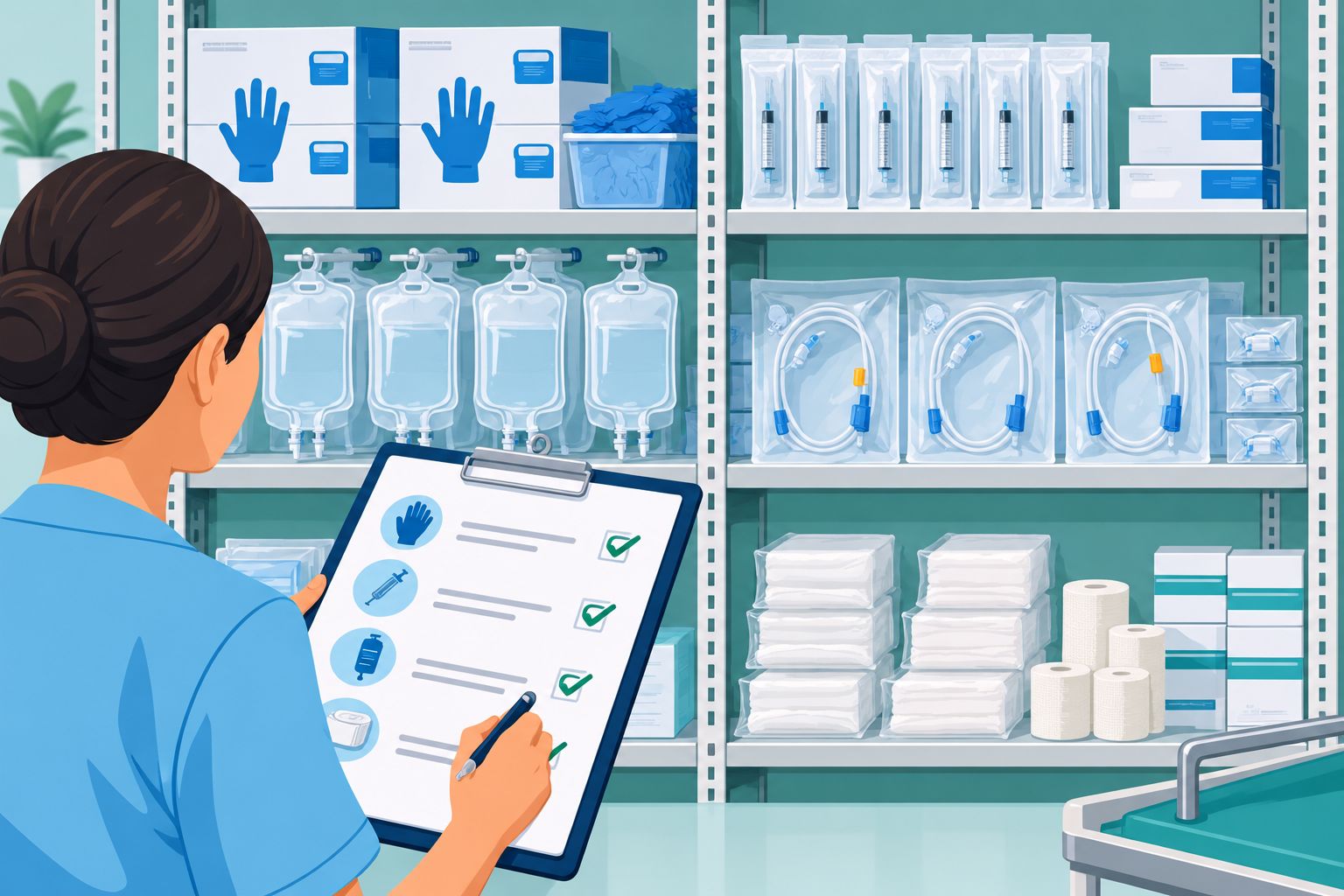Monthly Consumables List for a 30-Bed Hospital in India